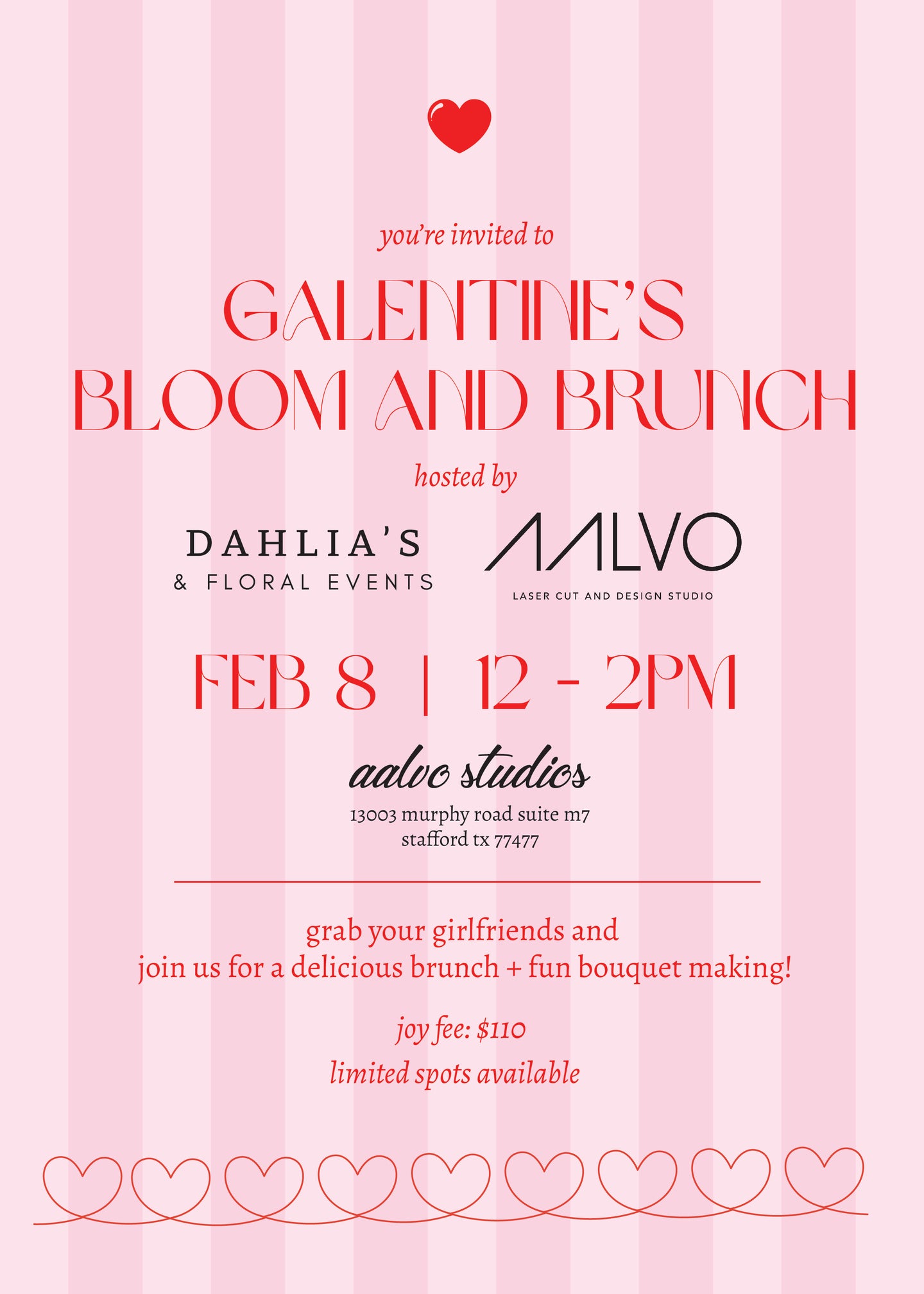 Galentine's Bloom & Brunch Event